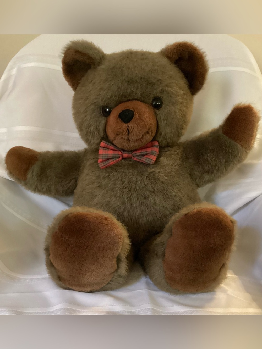Vintage 80’s Kidsberry 23” Large Teddy Bear Plush, Pacific Import Co. Korea